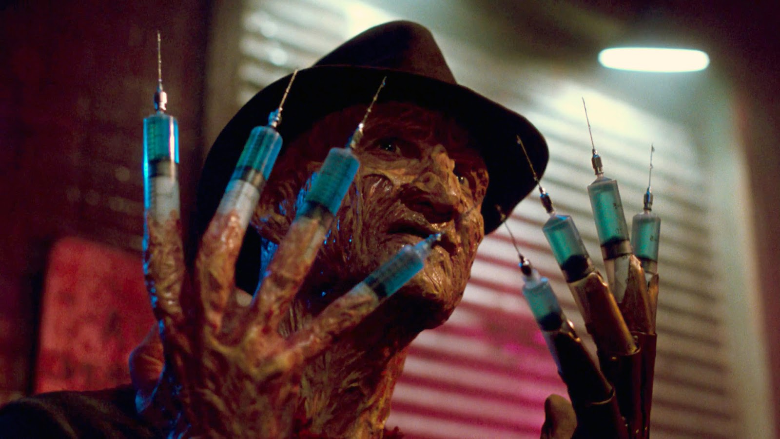 This is a still from the film A Nightmare on Elm Street 3: Dream Warriors.